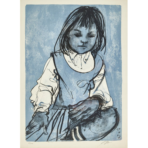 HANS ERNI : 'Sibylle auf Blau' (DOBIASCHOFSKY AUKTIONEN AG)