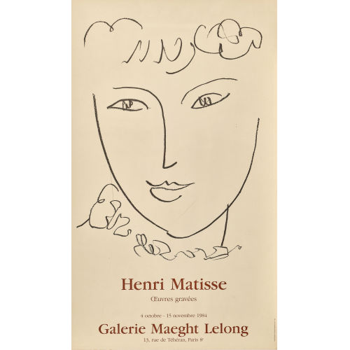 HENRI MATISSE : 'Henri Matisse Galerie Maeght Lelong' (DOBIASCHOFSKY AUKTIONEN AG)