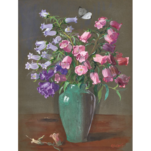 ERNST KREIDOLF : 'Campanula' (DOBIASCHOFSKY AUKTIONEN AG)