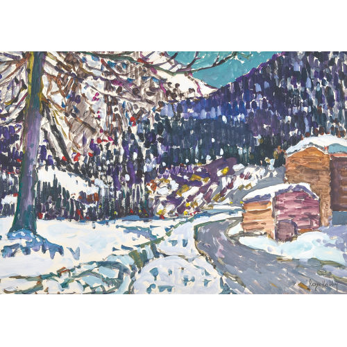 ROGER KATHY : Winterlandschaft (DOBIASCHOFSKY AUKTIONEN AG)
