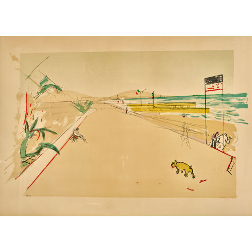 WILLY) VARLIN (EIGTL. GUGGENHEIM : Italienische Strandpromenade (DOBIASCHOFSKY AUKTIONEN AG)