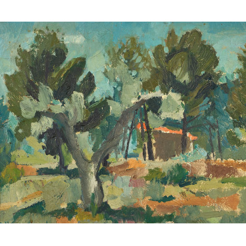 ALBERT NEUENSCHWANDER : Sommerlandschaft (DOBIASCHOFSKY AUKTIONEN AG)