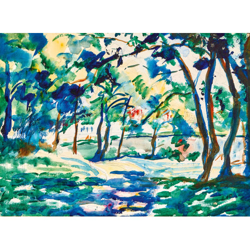 GIOVANNI GIACOMETTI : Parklandschaft (DOBIASCHOFSKY AUKTIONEN AG)