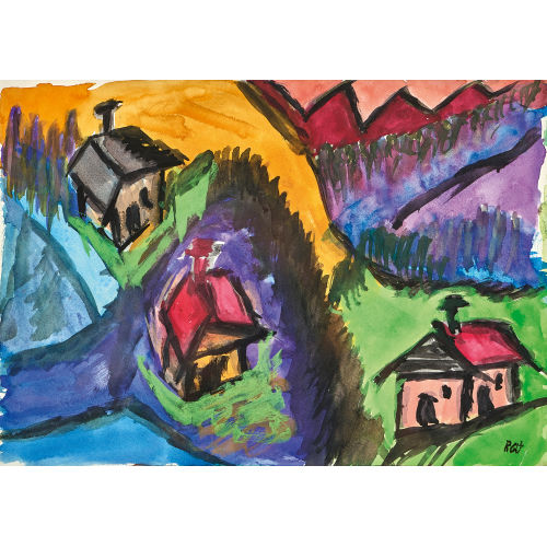 REN� (GEN. ZOUQUET) GERTSCH : Berglandschaft (DOBIASCHOFSKY AUKTIONEN AG)
