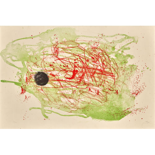 JOAN MIR� : 'S�rie I, rouge et vert' (DOBIASCHOFSKY AUKTIONEN AG)