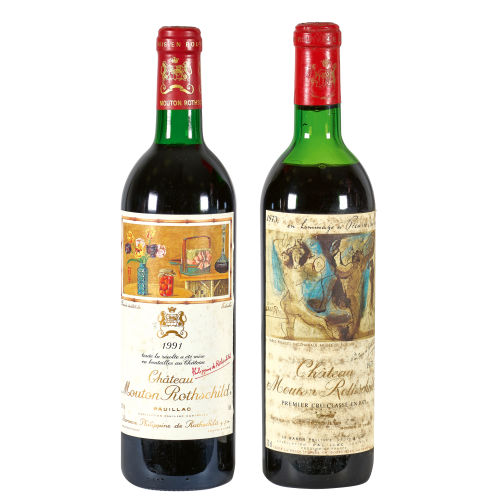 CH�TEAU MOUTON ROTHSCHILD : Pauillac, Premier Grand Cru Class�, 1973/1991 (DOBIASCHOFSKY AUKTIONEN AG)