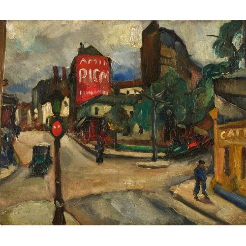 19./20. JH. FRANKREICH : Pariser Strassenszene (DOBIASCHOFSKY AUKTIONEN AG)