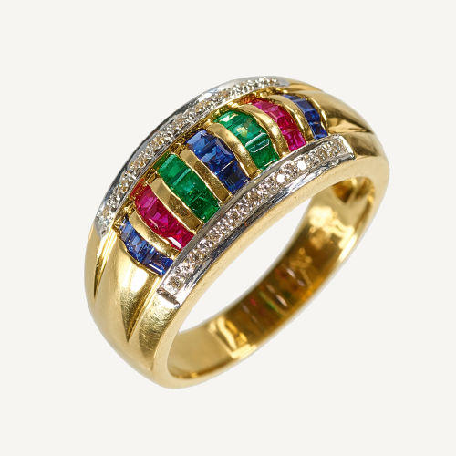 EDELSTEIN-RING : (DOBIASCHOFSKY AUKTIONEN AG)