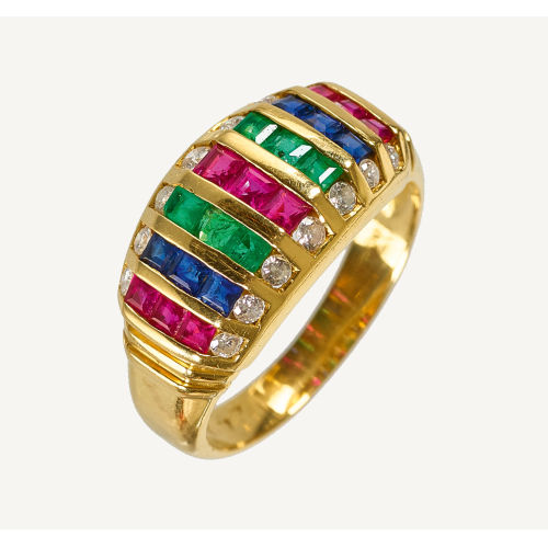 EDELSTEIN-RING : (DOBIASCHOFSKY AUKTIONEN AG)