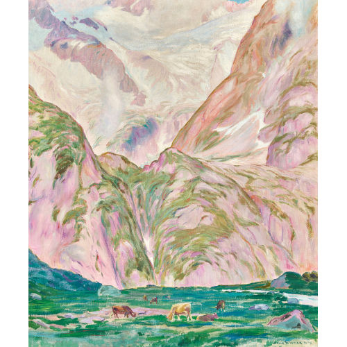 HANS WIDMER : 'Erlenalp (Oberhasli)' (DOBIASCHOFSKY AUKTIONEN AG)