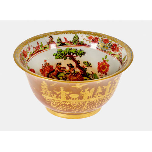 SCHALE : Meissen, um 1725-1763 (K�nigliche Porzellan Manufaktur) (DOBIASCHOFSKY AUKTIONEN AG)