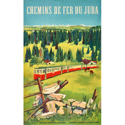 WALTER ZULAUF : 'Chemins de Fer du Jura' (DOBIASCHOFSKY AUKTIONEN AG)
