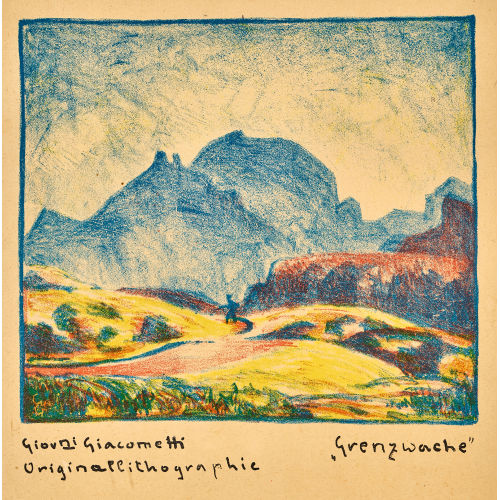 GIOVANNI GIACOMETTI : 'Grenzwache' (DOBIASCHOFSKY AUKTIONEN AG)