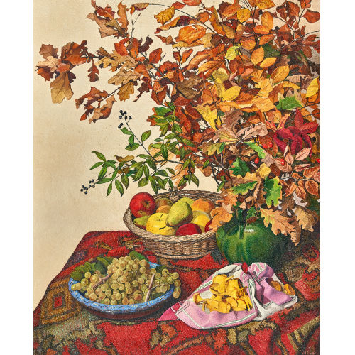 PIERRE JAQUES : Herbstliches Stillleben (DOBIASCHOFSKY AUKTIONEN AG)