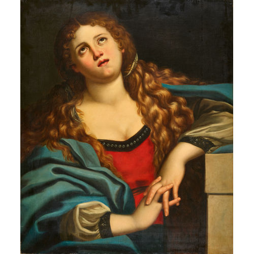 19. JH. ITALIEN : Die b�ssende Maria Magdalena (DOBIASCHOFSKY AUKTIONEN AG)