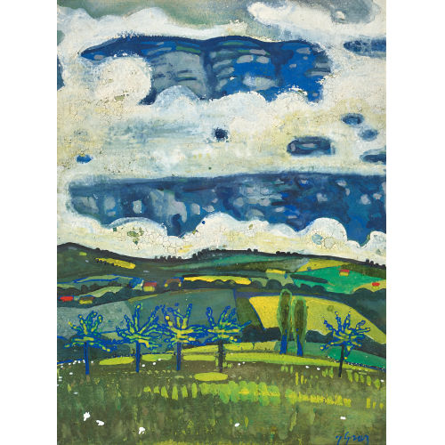 JOHN GRAZ : Fr�hlingslandschaft (DOBIASCHOFSKY AUKTIONEN AG)