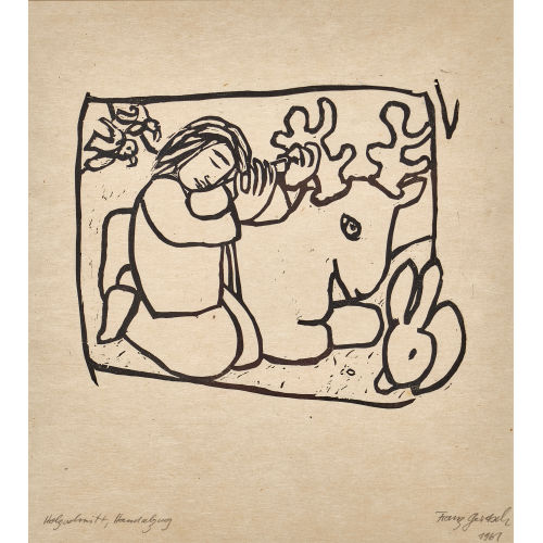 FRANZ GERTSCH : 'Orpheus mit den Tieren' (DOBIASCHOFSKY AUKTIONEN AG)