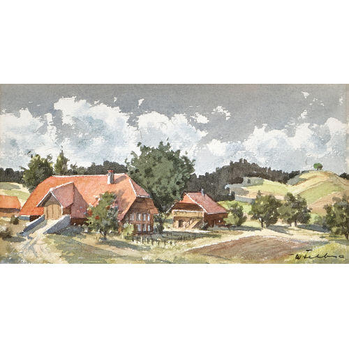 WALTER) FELBRA (EIGTL. FELLER-BRAND : Emmentaler Bauernhaus (DOBIASCHOFSKY AUKTIONEN AG)