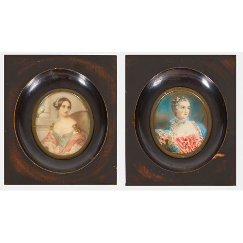 MINIATUREN : Frankreich, 19. Jh (DOBIASCHOFSKY AUKTIONEN AG)