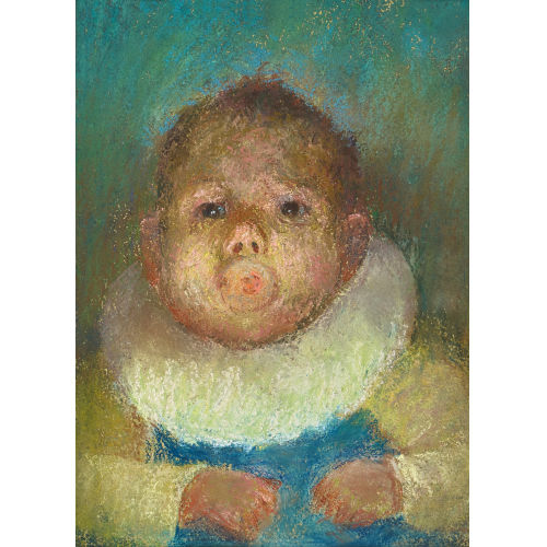 WERNER NEUHAUS : Portr�t eines Kleinkindes mit Halskrause (DOBIASCHOFSKY AUKTIONEN AG)