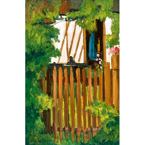 GEORGES BORGEAUD : 'Chez le jardinier' (DOBIASCHOFSKY AUKTIONEN AG)