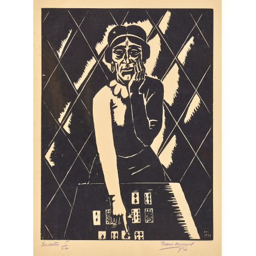 FRANS MASEREEL : 'Les cartes' (DOBIASCHOFSKY AUKTIONEN AG)