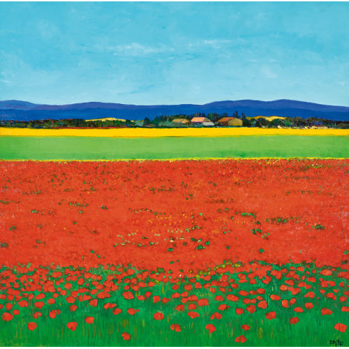 KATHY (EIGTL. THYS-BILL THYS : Coquelicots et mas de provence (DOBIASCHOFSKY AUKTIONEN AG)