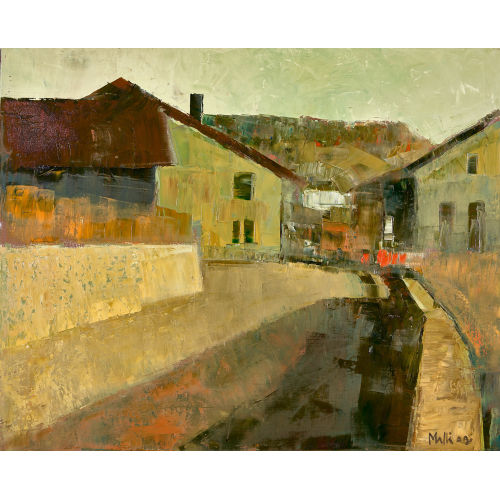 WALTER MAFLI : Le village (DOBIASCHOFSKY AUKTIONEN AG)