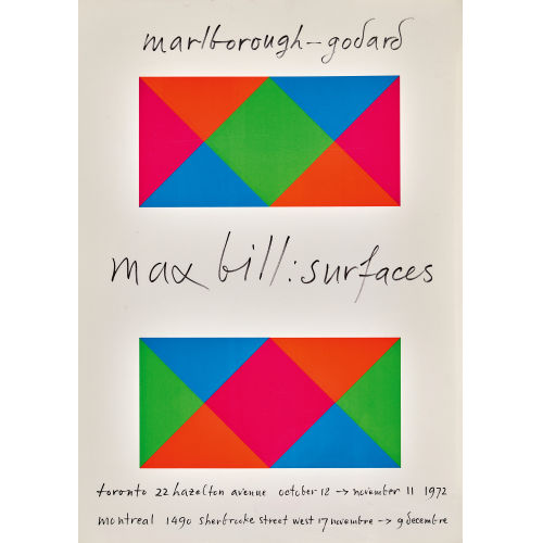 MAX BILL : 'marlborough-godard 1972' (DOBIASCHOFSKY AUKTIONEN AG)