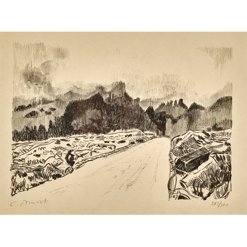 CUNO AMIET : 'Strassenbild' (DOBIASCHOFSKY AUKTIONEN AG)
