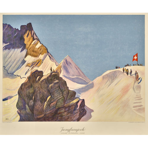 EMIL CARDINAUX : 'Jungfraujoch' (DOBIASCHOFSKY AUKTIONEN AG)