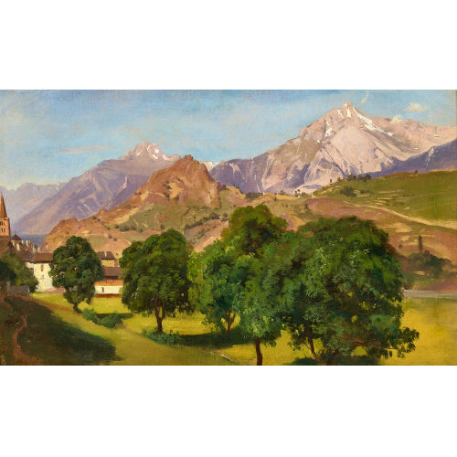 OTTO FR�LICHER : 'Schweizer Landschaft' (DOBIASCHOFSKY AUKTIONEN AG)