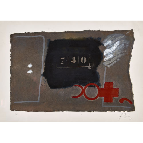 ANTONI T�PIES : '740' (DOBIASCHOFSKY AUKTIONEN AG)