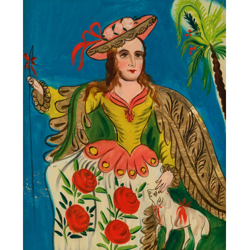 19. JH. SPANIEN : Heilige Agnes (DOBIASCHOFSKY AUKTIONEN AG)