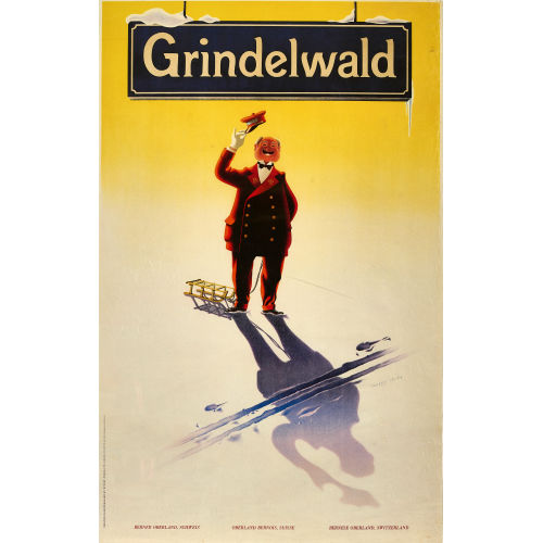 HERBERT LEUPIN : 'Grindelwald' (DOBIASCHOFSKY AUKTIONEN AG)