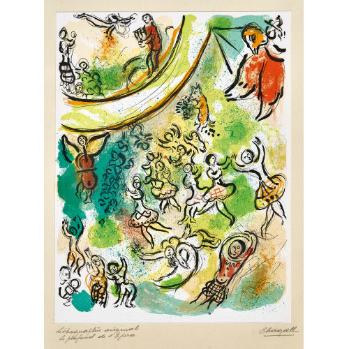MARC CHAGALL : Deckengem�lde in der Pariser Op�ra (DOBIASCHOFSKY AUKTIONEN AG)