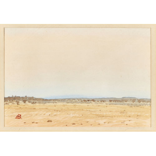 ADOLPH STEPHAN FRIEDRICH JENTSCH : Afrikanische Landschaft (DOBIASCHOFSKY AUKTIONEN AG)