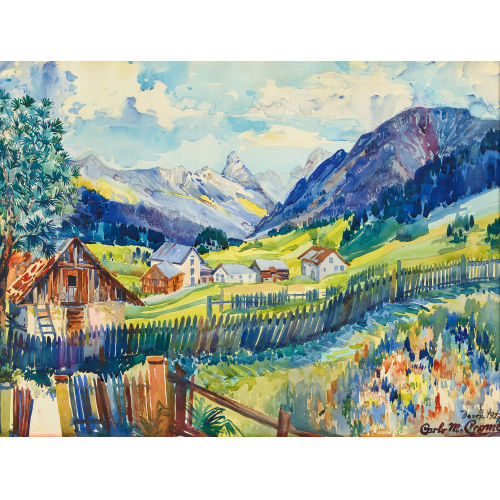 CARLO MAXIMILIAN (AUCH KROMER) CROMER : 'Davos' (DOBIASCHOFSKY AUKTIONEN AG)