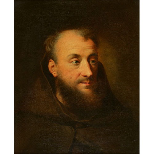18./19. JH. ITALIEN : Brustbildnis eines Klosterbruders (DOBIASCHOFSKY AUKTIONEN AG)