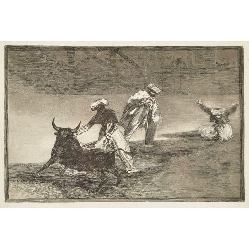 FRANCISCO JOS DE GOYA Y LUCIENTES : 'Capean otro encerrado' (DOBIASCHOFSKY AUKTIONEN AG)