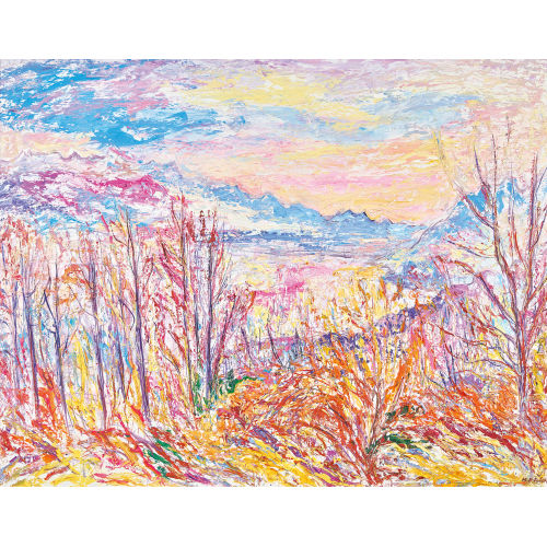 MARTIN PETER FL�CK : Herbstlicher Brienzersee (DOBIASCHOFSKY AUKTIONEN AG)