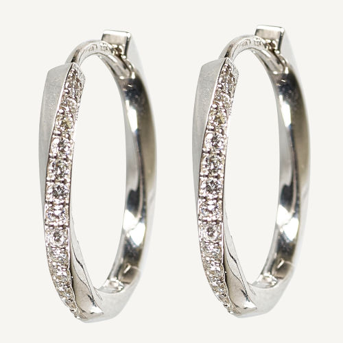 DIAMANT-OHRRINGE : (DOBIASCHOFSKY AUKTIONEN AG)