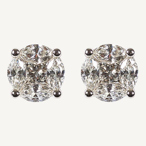 DIAMANT-OHRSTECKER : (DOBIASCHOFSKY AUKTIONEN AG)