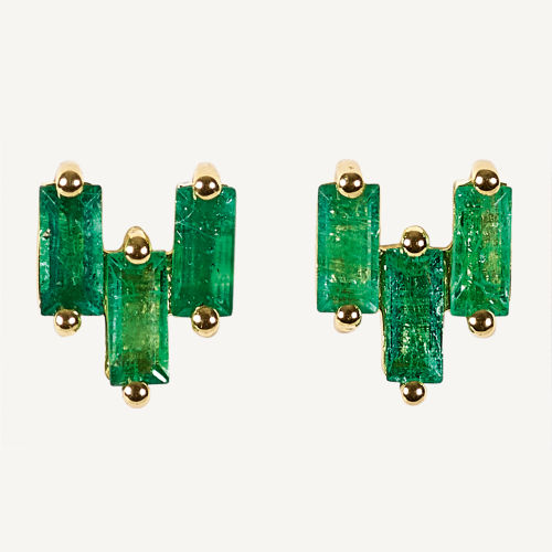 SMARAGD-OHRSTECKER : (DOBIASCHOFSKY AUKTIONEN AG)