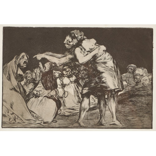 FRANCISCO JOS� DE GOYA Y LUCIENTES : 'La que mal marida nunca le falta que diga' (DOBIASCHOFSKY AUKTIONEN AG)