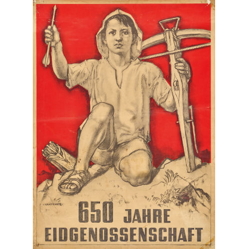 CHARLES L'EPLATTENIER : '650 Jahre Eidgenossenschaft' (DOBIASCHOFSKY AUKTIONEN AG)