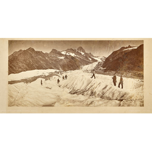 ADOLPHE BRAUN : Unterer Grindelwaldgletscher (DOBIASCHOFSKY AUKTIONEN AG)