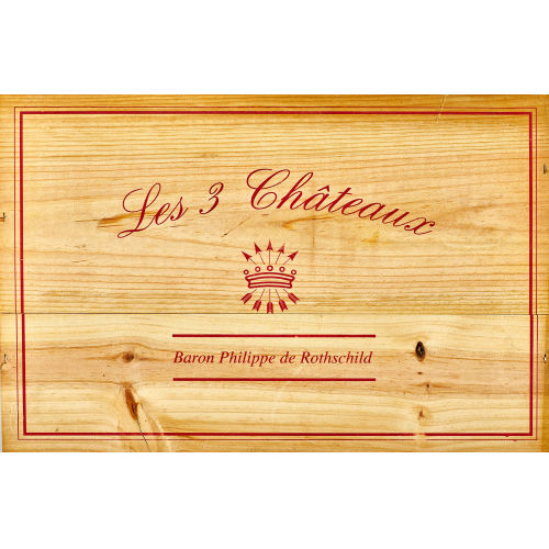 CH�TEAU MOUTON ROTHSCHILD : Les 3 Ch�teaux - Baron Philippe de Rothschild, 2001 (DOBIASCHOFSKY AUKTIONEN AG)