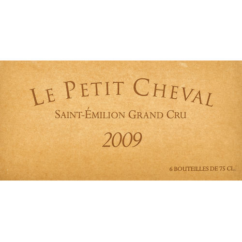CH�TEAU CHEVAL BLANC : Saint-�milion, Le Petit Cheval, Premier Grand Cru Class�, 2009 (DOBIASCHOFSKY AUKTIONEN AG)