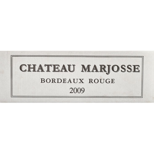 CH�TEAU MARJOSSE : Bordeaux, 2009 (DOBIASCHOFSKY AUKTIONEN AG)